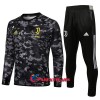 Juventus Black Training Huppari Suits 2021-22 Harmaa - Miesten